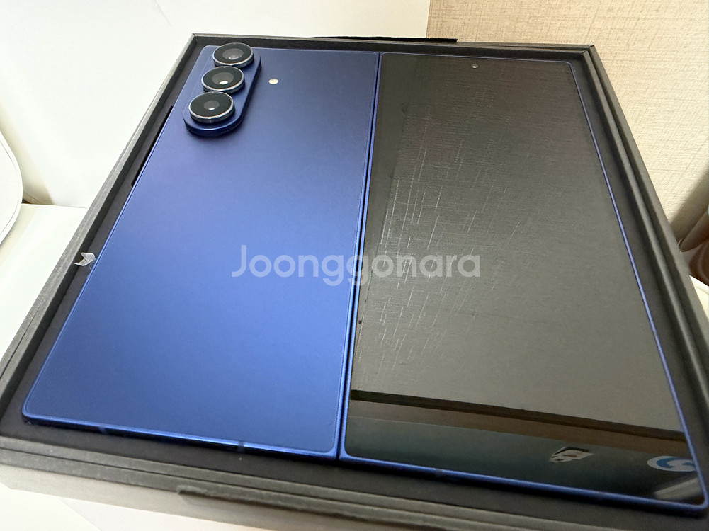폴드7 256 블루 올갈이 미사용 정상해지--3