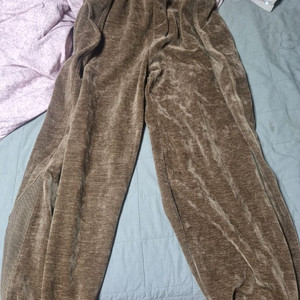 알렌느 벨벳 코듀로이 폴딩 팬츠 2 브라운