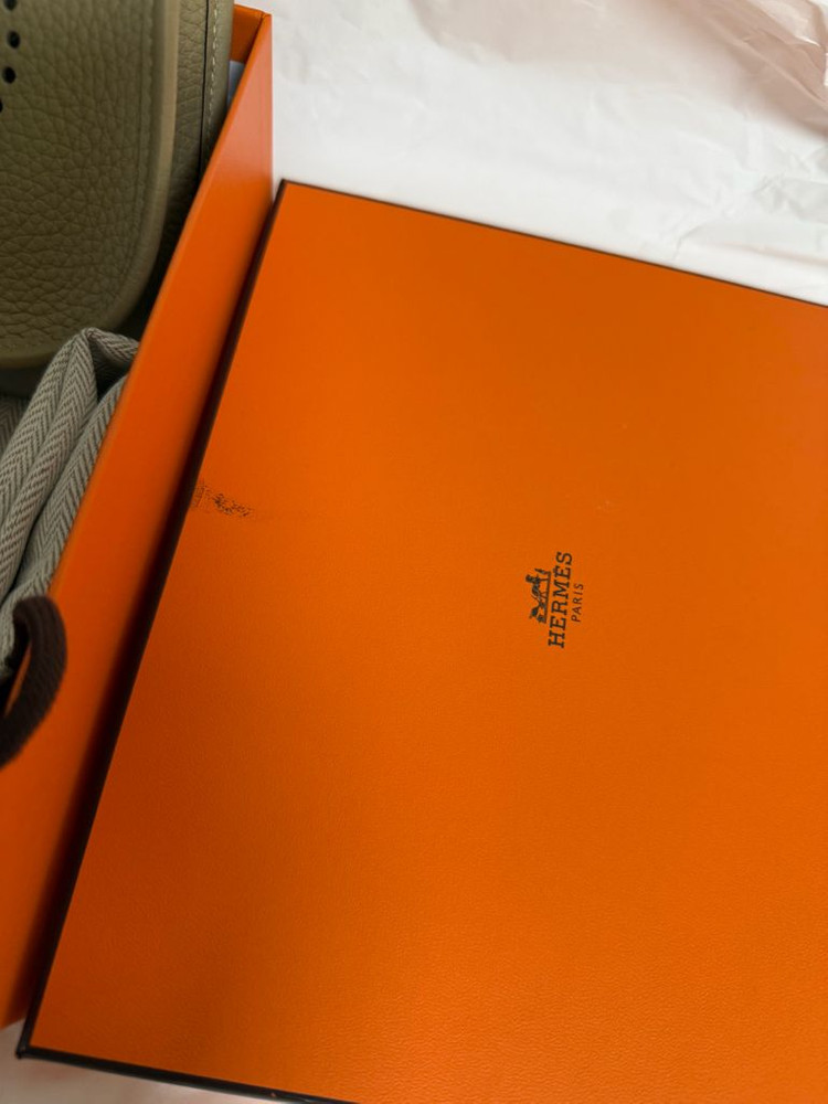 에르메스 에블린 미니 K각인 트렌치 금장 새상품 이미지