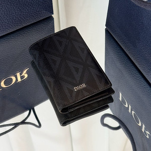 [풀구성]디올 CD 다이아몬드 오거나이저 카드지갑 블랙