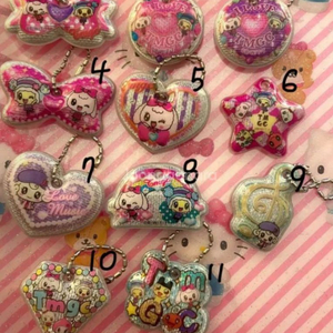 2012년 발매 반다이 다마고치 미츠 다마고치 피스 한정 고전 에폭시 키링 이미지