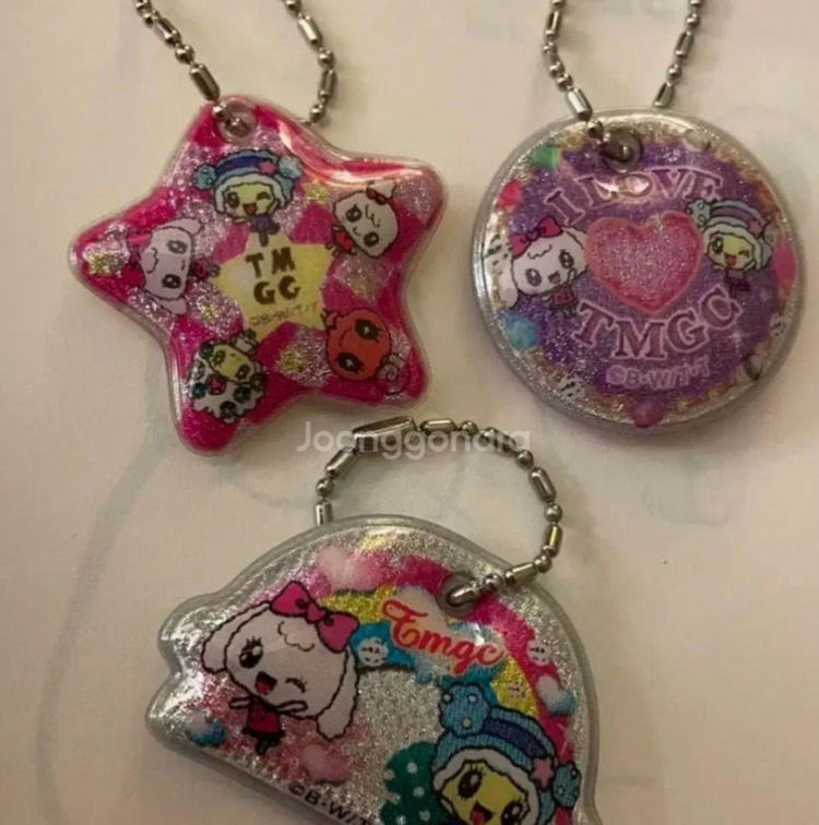 2012년 발매 반다이 다마고치 미츠 다마고치 피스 한정 고전 에폭시 키링 이미지