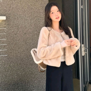 (택o) 르브아 퍼자켓 베이지