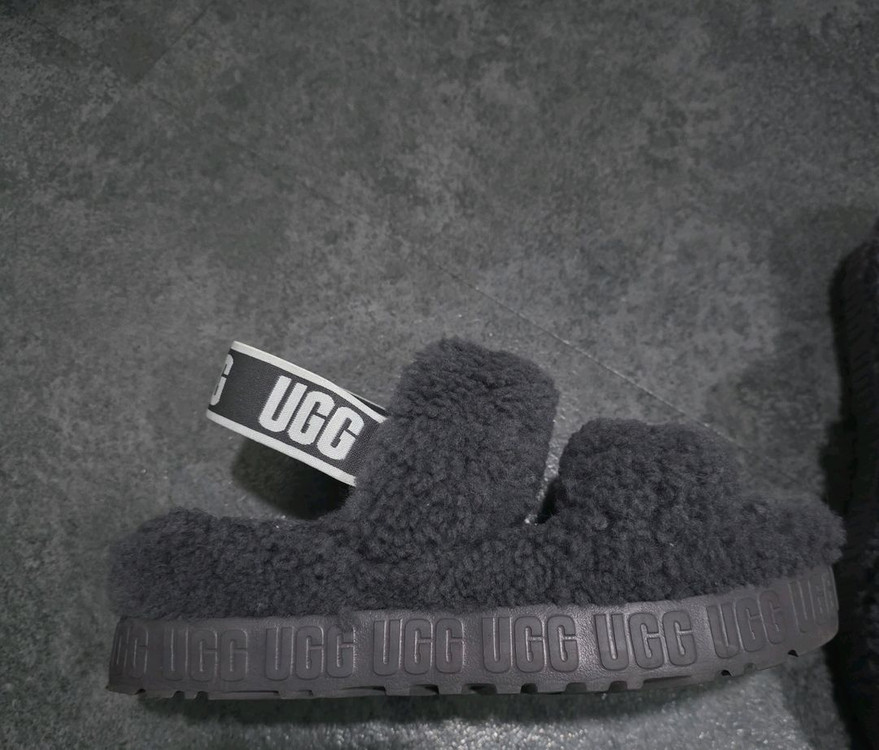 어그 양털 샌들--1