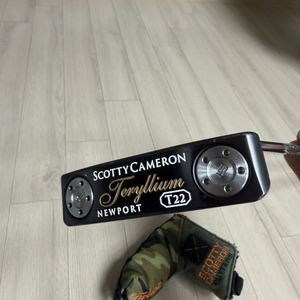 스카티카메론 t22 테릴리움 뉴포트 퍼터 , 카모 퍼터커버