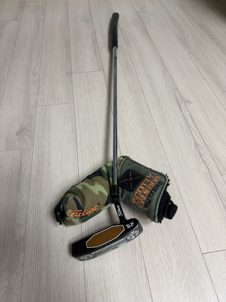 스카티카메론 t22 테릴리움 뉴포트 퍼터 , 카모 퍼터커버--1