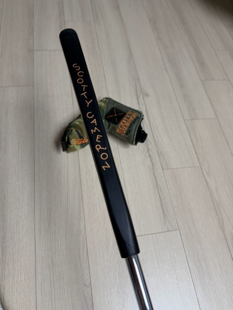 스카티카메론 t22 테릴리움 뉴포트 퍼터 , 카모 퍼터커버--3