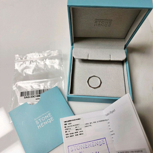 스톤헨지 14K화이트골드반지 11호 M0823