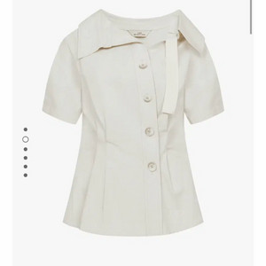 라인스튜디오원 스트랩 언발 블라우스