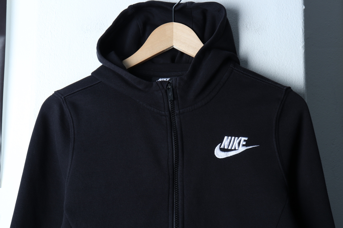 W(L) 나이키 후드집업 솔로스우시 블랙 기모 이미지