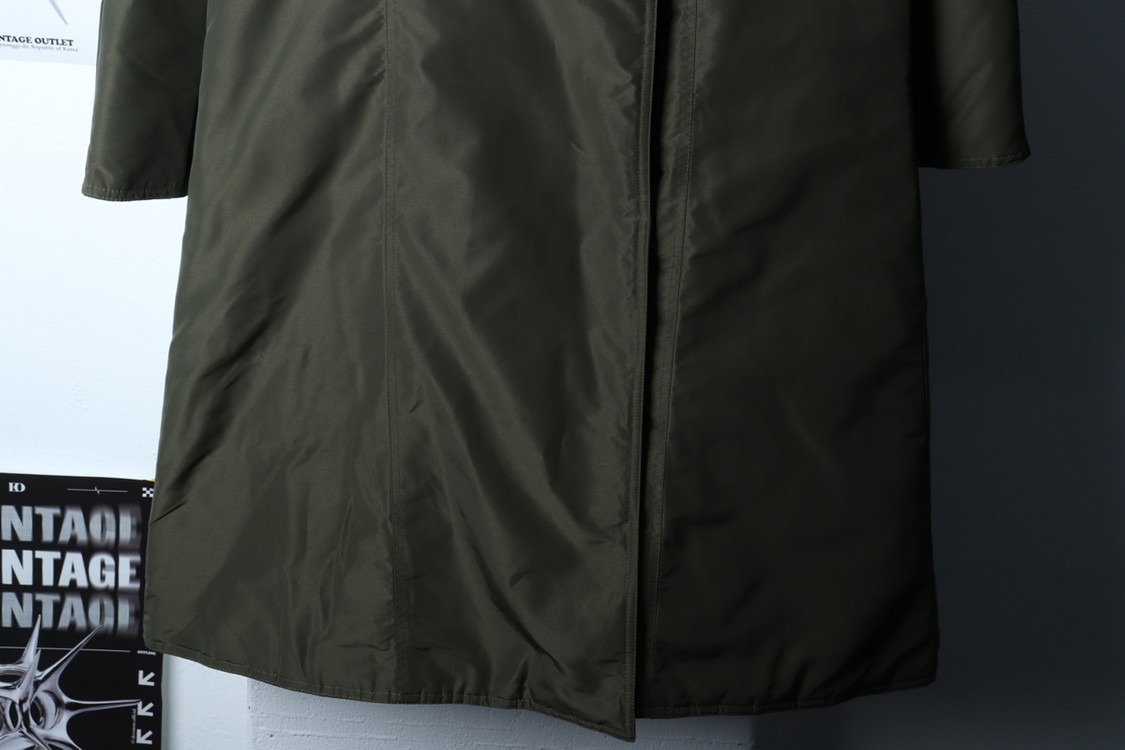 W(F) 난닝9 패딩 점퍼자켓 야상 덕다운 카키 퍼--3