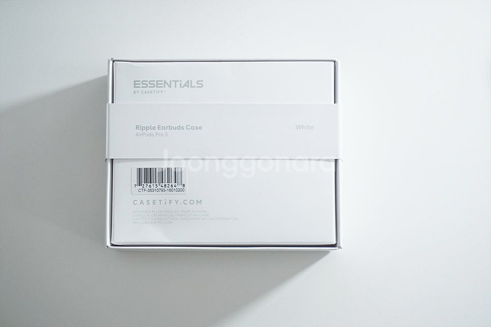 케이스티파이 에어팟 프로 3 리플 케이스 화이트--1
