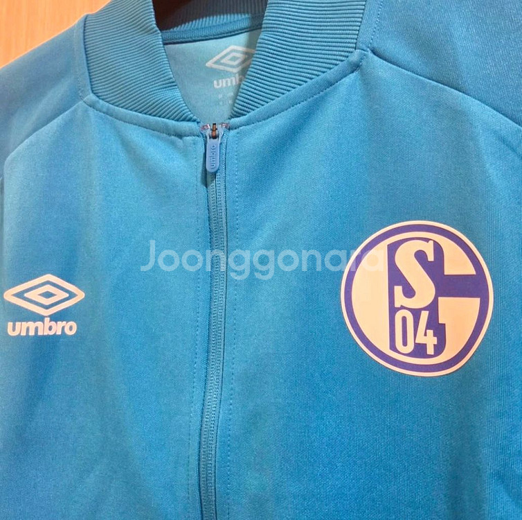(해외XL)샬케 04 집업 자켓 트레이닝복 축구 엄브로--2