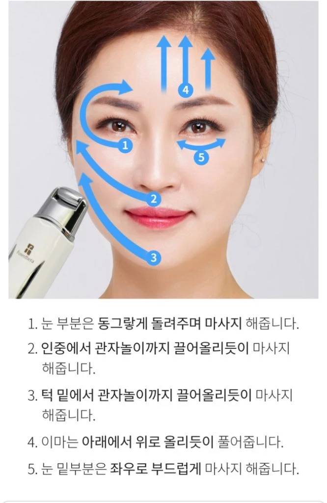 갈바닉 이온 마사지기 리프팅효과 V라인 얼굴붓기제거 이미지