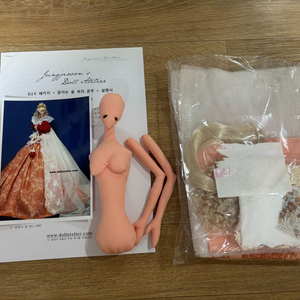 신데렐라 / 잠자는숲속의 공주 드레스인형만들기 DIY 패키지 이미지