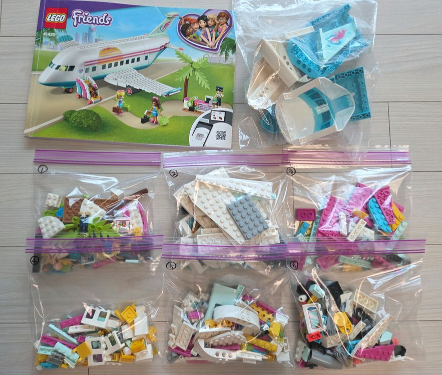 레고프렌즈 41429하트레이크시티비행기--1