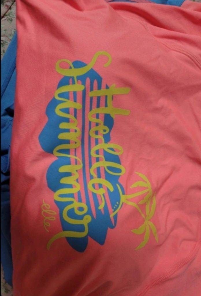 엘르 여성 래쉬가드 세트 (에눌안함)--1