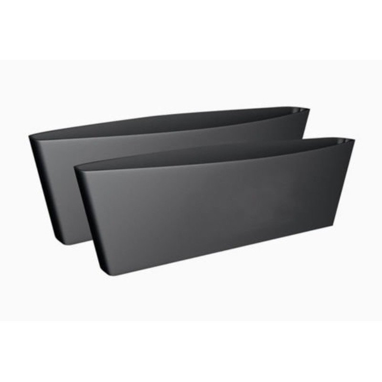 새 2개 검정색 미용 용품 틈새 크랙 커버 미용실 의자 빈틈 이미지