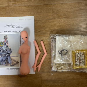 드레스 인형 만들기 DIY 패키지 세트 이미지