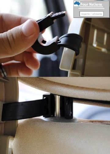 새 회색 차량용 뒷좌석 테이블 컵 홀더 거치대 여행용 용품 차량용 뒷자석 이미지