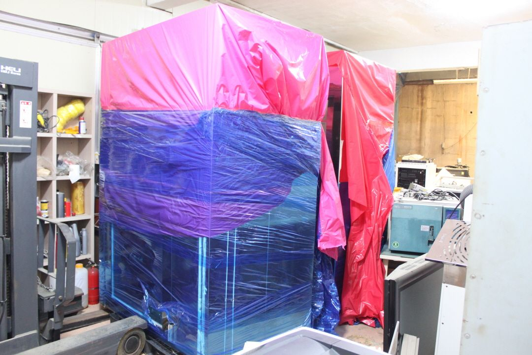 산업용 에어샤워 2인용 클린룸 크린룸 올스텐으로 제작--9