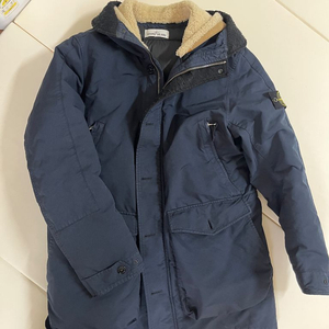 스톤아일랜드 다비드TC17FW 네이비 양털패딩