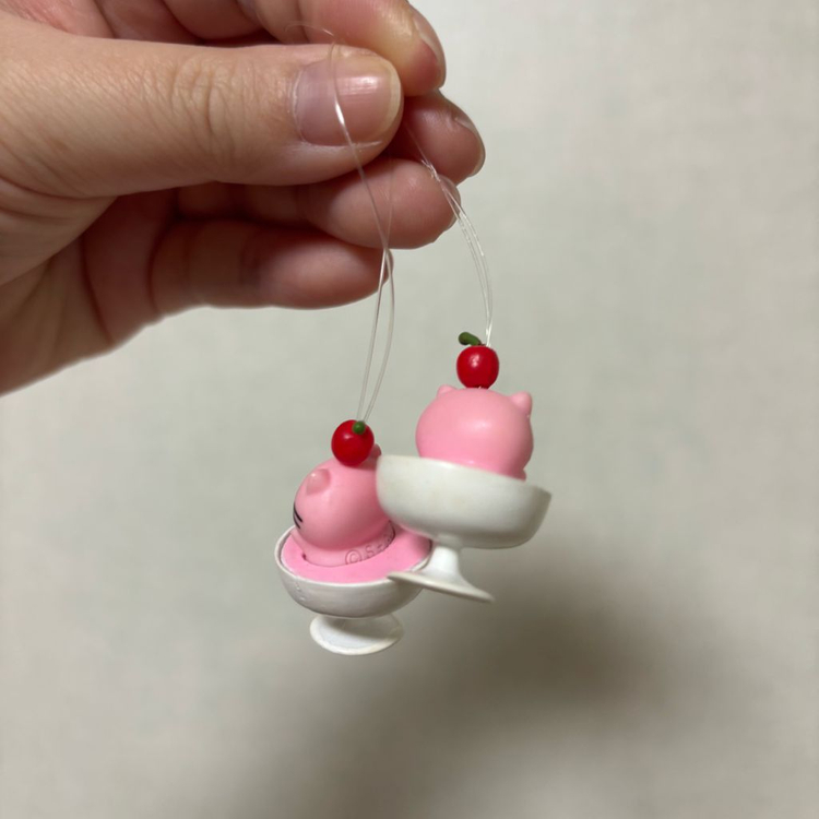 세트) 고전 산엑스 빙수 냥냥냥코 키링 이미지