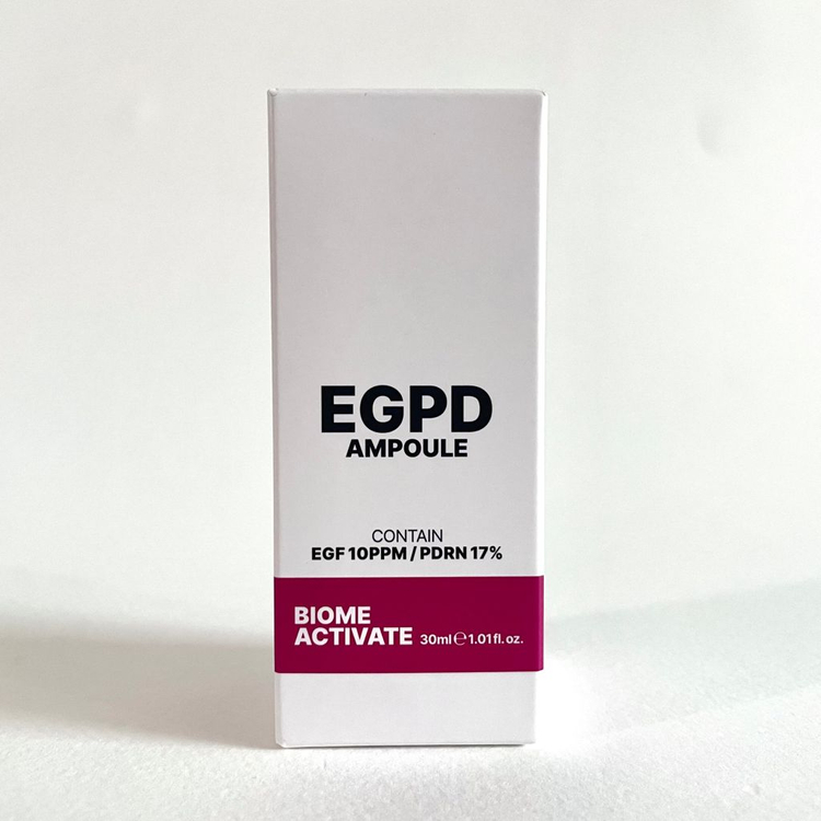 [미개봉] 바이옴액티베이트 EGPD 앰플 30ml / 대용량 EGF PDRN 피부결 요철 윤기 탄력 장벽 보습 진정--1