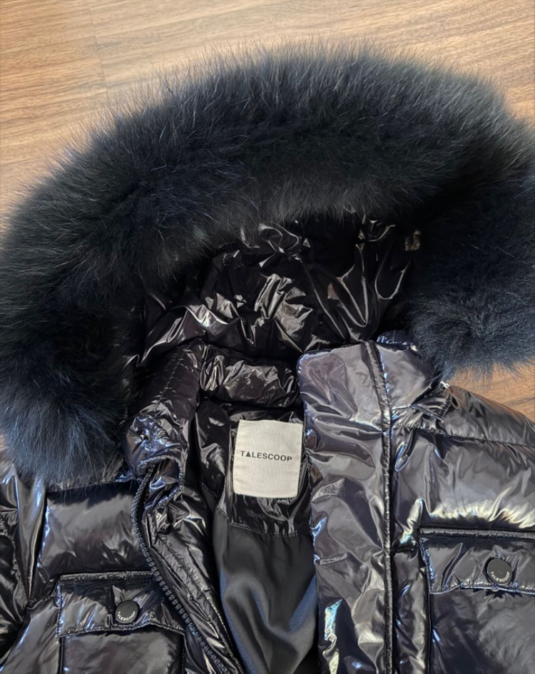 테일스쿱 유광패딩 110--3