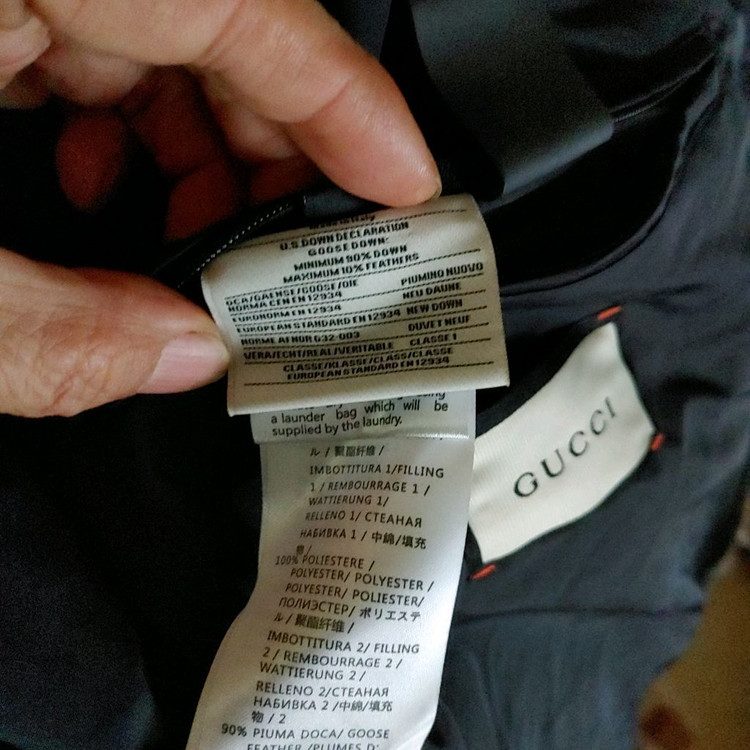 구찌 블랙 롱패딩 판매 90 95 이미지