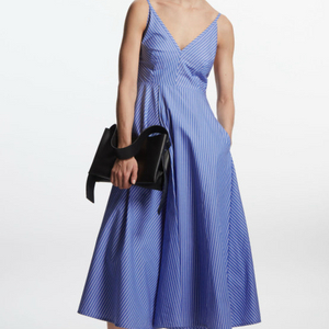 코스 에이라인 스트라이프 슬립 드레스 32