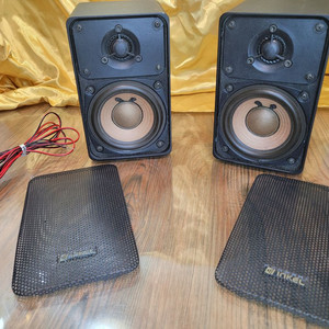 인켈 SS-50 주물스피커 알미늄 금속울림통 북쉘브 스피커 1조 4옴