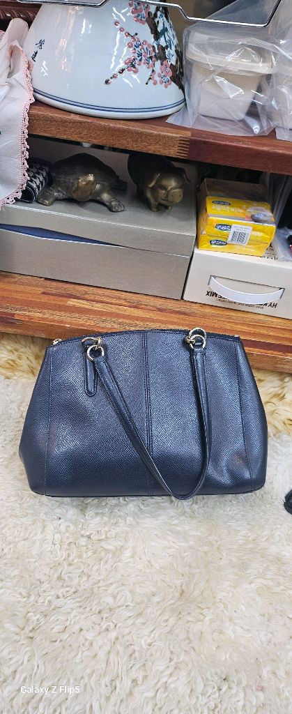 코치정품가죽 핸드백--6