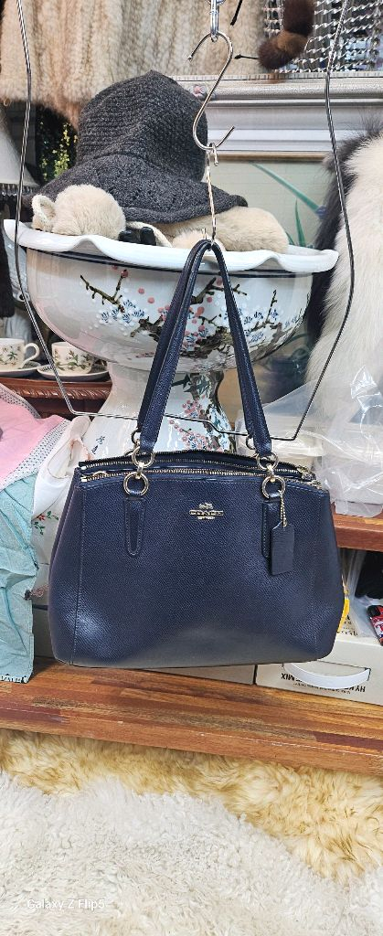 코치정품가죽 핸드백--7