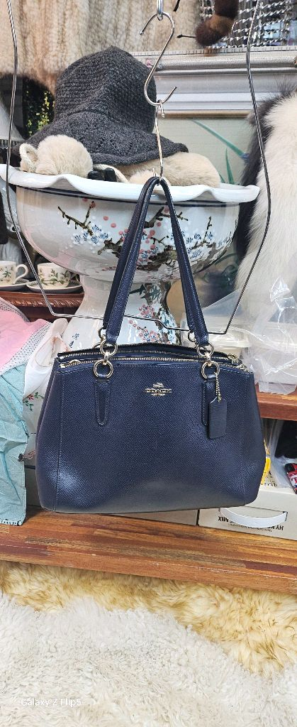 코치정품가죽 핸드백--8