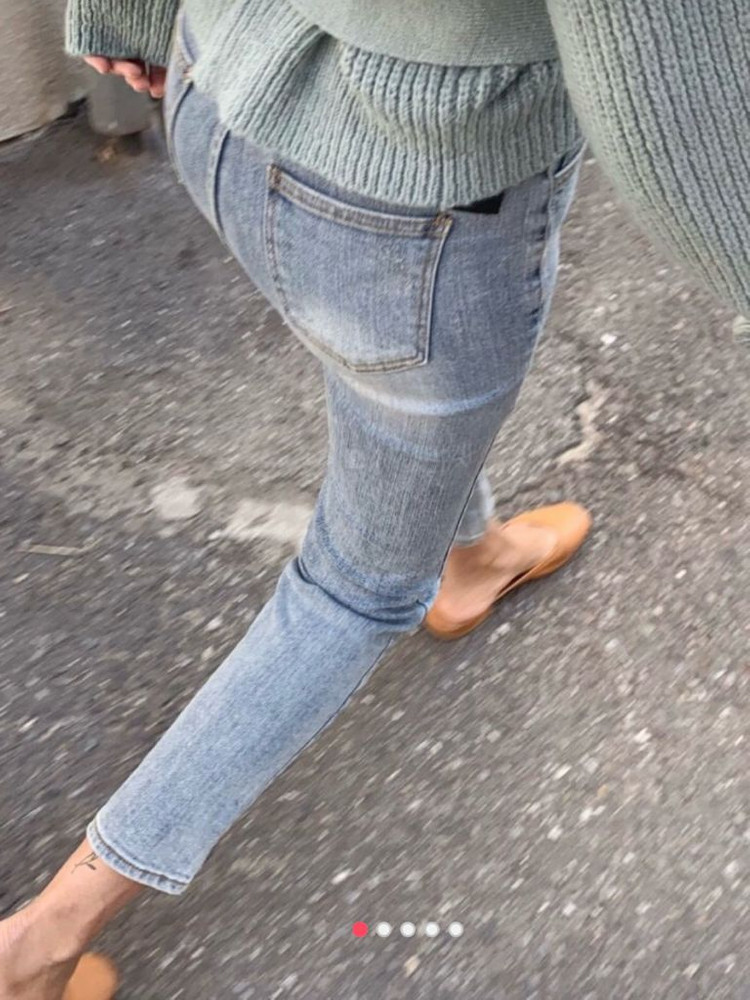 (S) 투모로우팩토리 일자 청바지 데님 팬츠--2