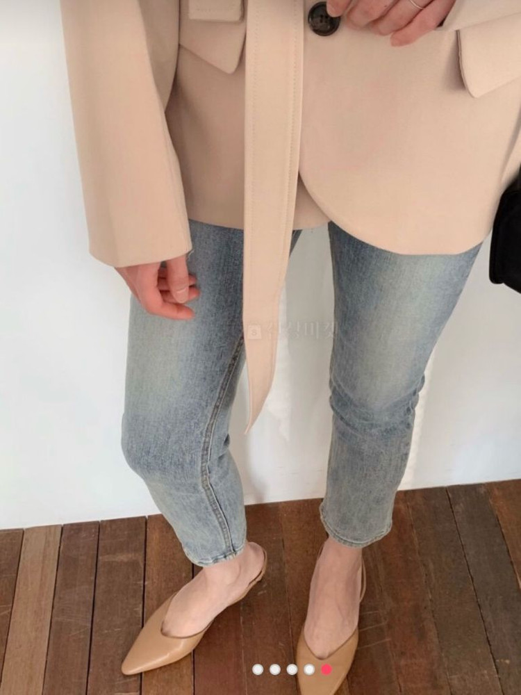 (S) 투모로우팩토리 일자 청바지 데님 팬츠--3