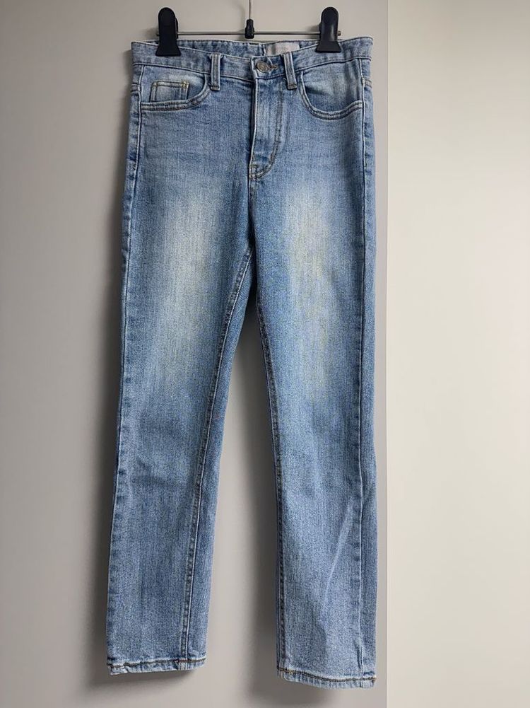 (S) 투모로우팩토리 일자 청바지 데님 팬츠--5