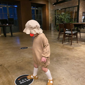 웜앤크리미 점프수트/아기옷/아기옷 90/두돌전후 이미지