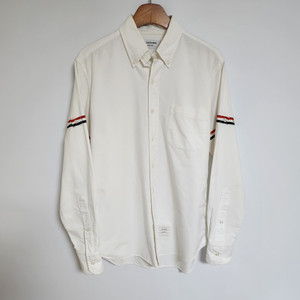 [3] 톰브라운 화이트 암밴드 옥스포드 셔츠