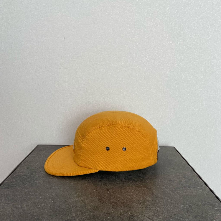 (OS) 슈프림 박스로고 캠프캡 모자 오렌지 옐로우--1