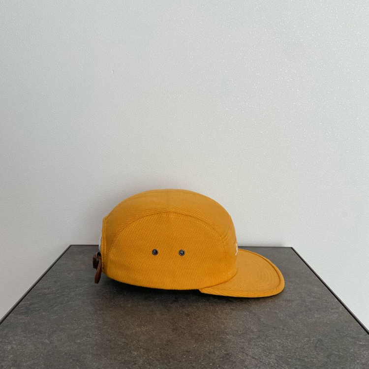(OS) 슈프림 박스로고 캠프캡 모자 오렌지 옐로우--2