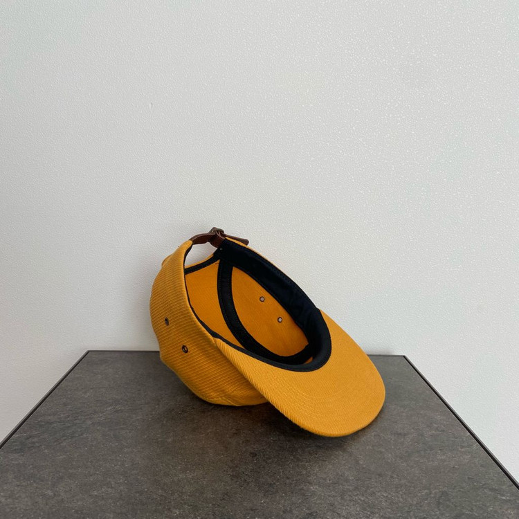 (OS) 슈프림 박스로고 캠프캡 모자 오렌지 옐로우--6