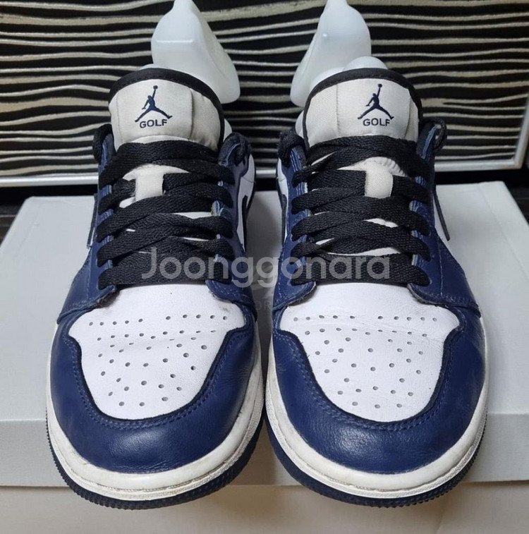 나이키 에어조던1 로우 골프화 미드나잇 네이비 235--1