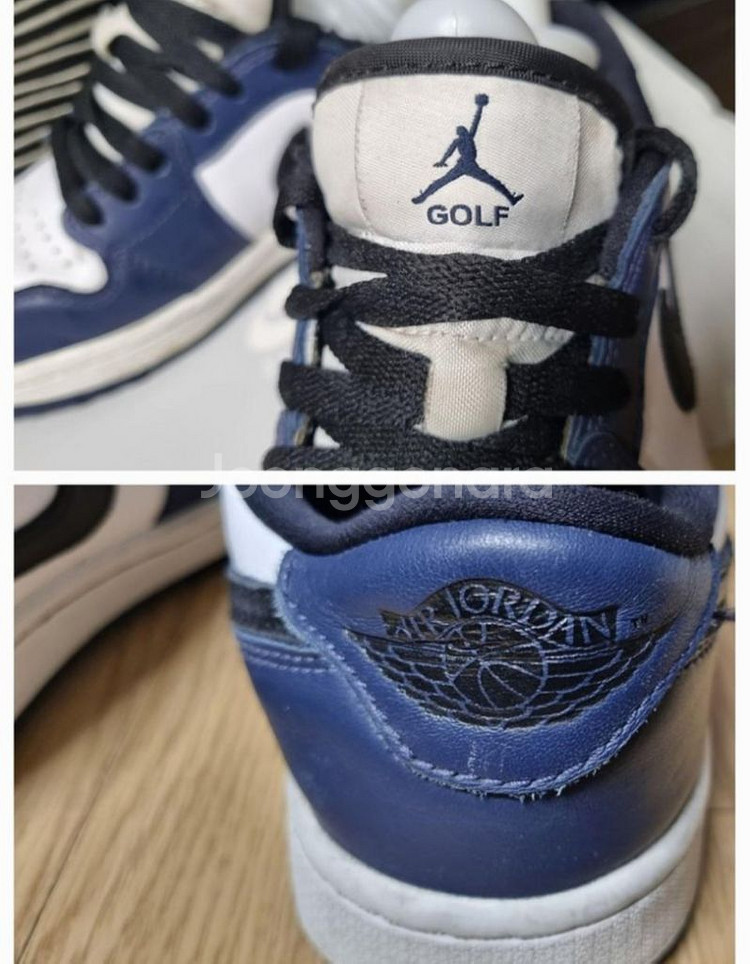 나이키 에어조던1 로우 골프화 미드나잇 네이비 235--6