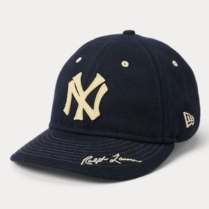 [새상품] 폴로 x 뉴에라 mlb 뉴욕 양키스 울 볼캡 네이비 팝니다.