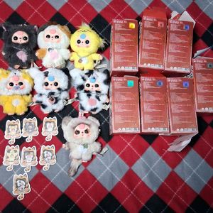 아고양이와강아지플러시블라인드상자 키링