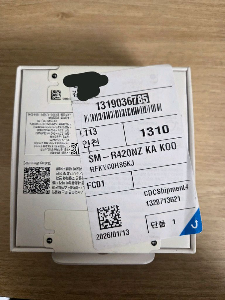 갤럭시 버즈3 fe 블랙 미개봉--1