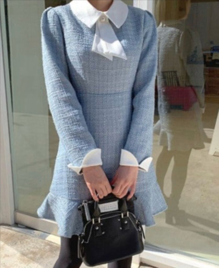 가격내림! 새상품 리리앤코 트위드원피스 88 이미지