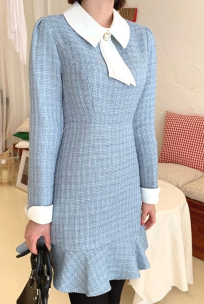 가격내림! 새상품 리리앤코 트위드원피스 88 이미지